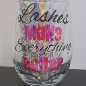 Customized wine glass